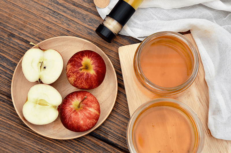 درمان گرفتگی عضلات با سرکه سیب